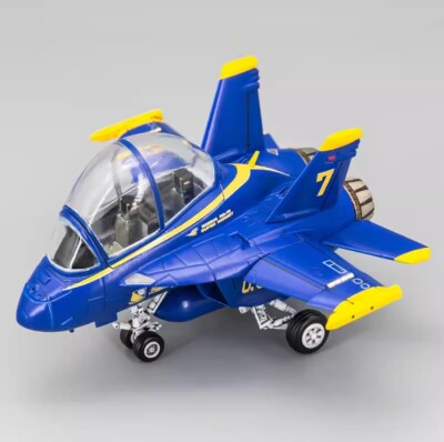 Blue Angel Color On 3d Rc Plane Mini T-33 Blue Angels EDF Fighter