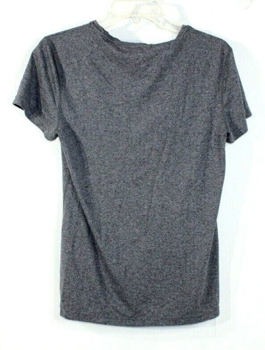 Adidas Climalite Women’s Short Sleeve T-shirt Navy Gray Size M - Picture 5 of 9
