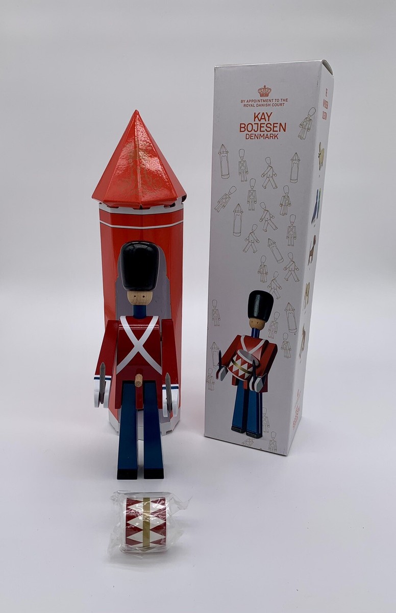 New Vintage Kay Bojesen 8.5” Danish Wooden Toy Soldier With New Vintage Kay Bojesen 8.5” Danish Wooden Toy Soldier With