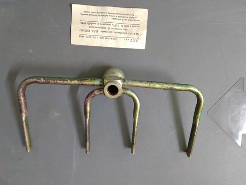 ALFA ROMEO MISCELATORE COLLETTORE ASPIRAZIONE RACCORDO CARBURATORE NUOVO EPOCA - Foto 4 di 6