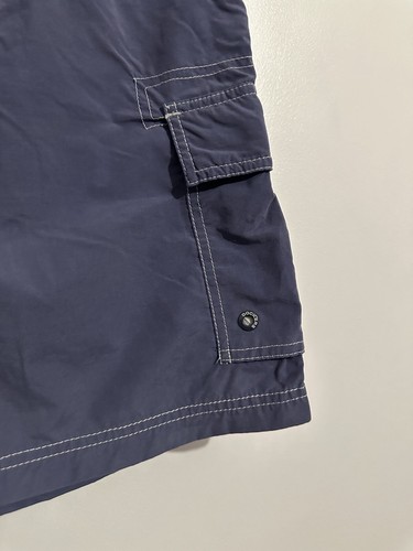Dockers Swim Shorts Men's L Navy Blue Trunks Polyester Lined - Picture 5 of 9