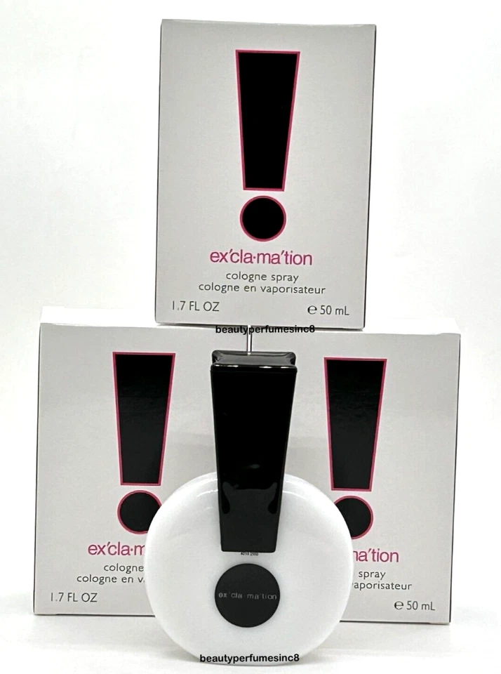 Lote de 2 - Exclamation by Coty para mujeres 1,7 oz / 50 ml EDC spray nuevo en caja Foto 4 de 4