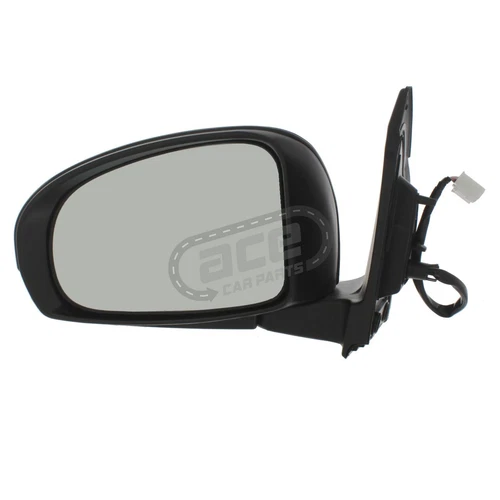 Electric Wing Door Mirror For Toyota iQ 2009-2015 Black Cover Left Hand Side