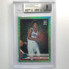 2019-20 Donruss Optic Terance Mann Choice Rated Rookie Dragon No 165 Bgs 9 133
