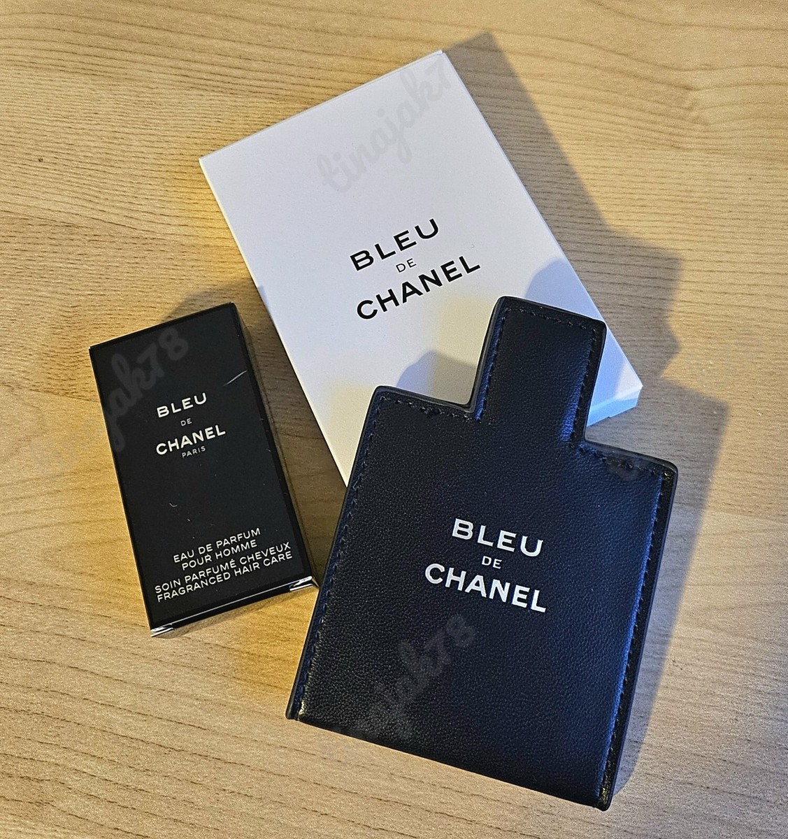 Chanel Bleu Gift Set | Mirror Comb Case & Samples | eBay