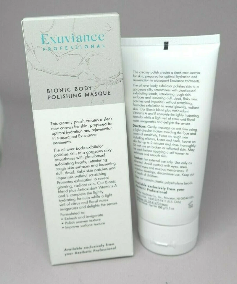 Exuviance Professional Bionic Body Polishing Masque, 5.3 oz / 150 g NEW IN BOX - Image 2 of 2