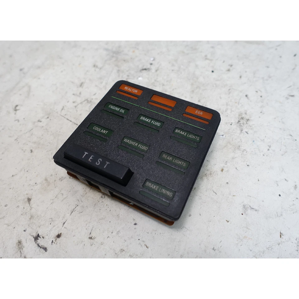 BMW E23 733i 1978-1981 comprobación temprana panel de control prueba inglés OEM Foto 3 de 4