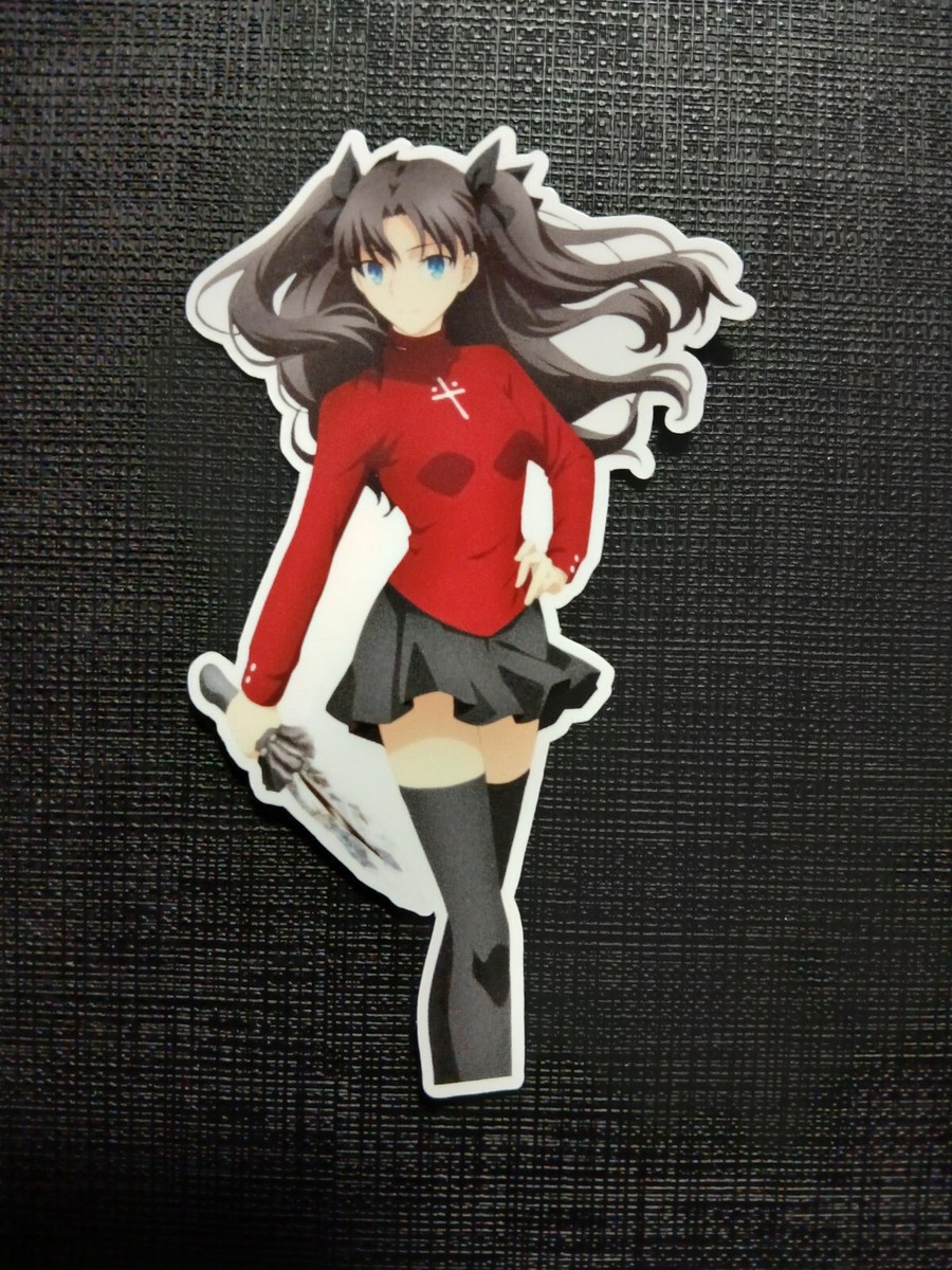Rin Tohsaka Fate Stay Night Glossy Sticker Anime Waterproof! | eBay