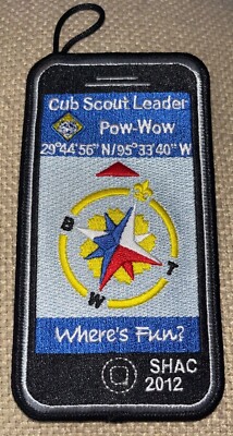 2012 Sam Houston Area Council Cub Scout Leader Pow Wow patch