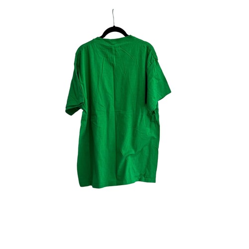 Herren schwere Baumwolle T-Shirt, grün, XL - Bild 2 von 4