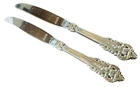 Wallace Grand Baroque Sterling 2 Modern Hollow Dinner Knife Knives 8 7/8" 1941