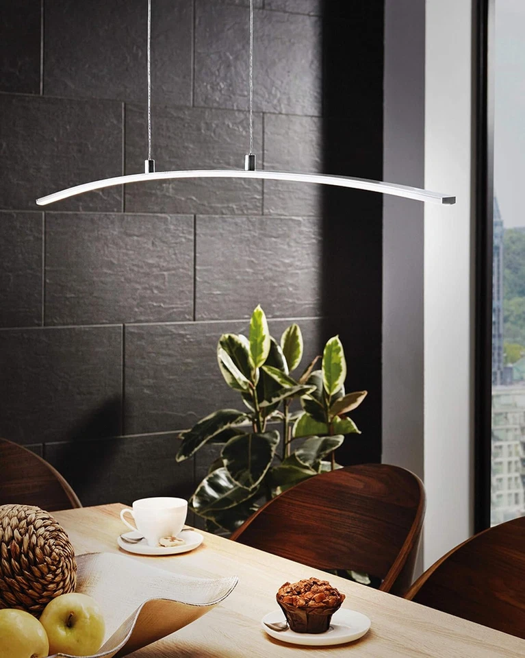 EGLO 32048 LED Hängeleuchte LASANA 15W Esstischleuchte silber EEK:E (Spektr A-G) - Bild 3 von 4