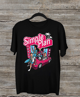 Simple Plan Tour 2023 Short Sleeve Black Cotton All Size Shirt AH1752