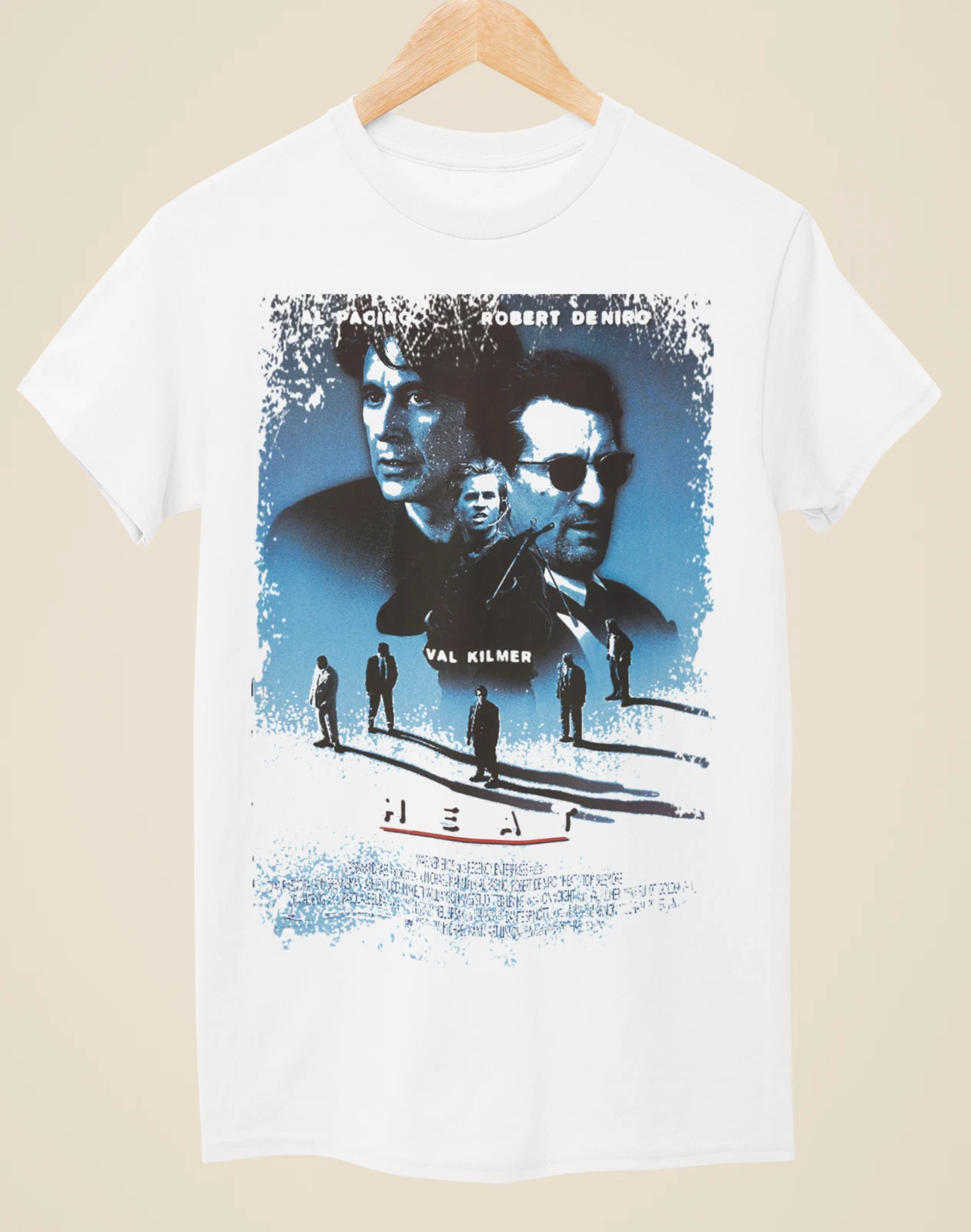 Heat - Movie Poster Inspired Unisex White T-Shirt