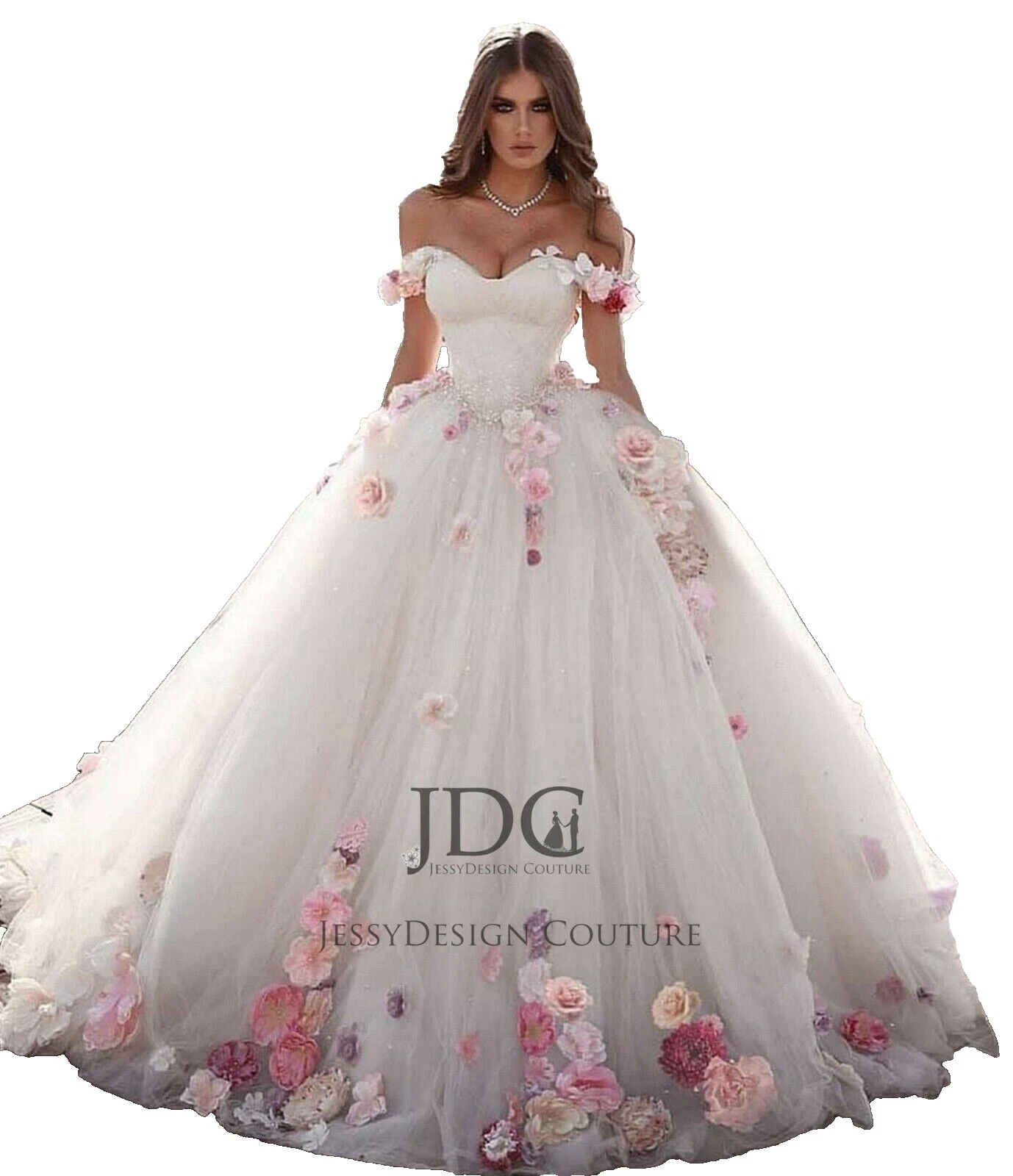 Cristal/Diamante Baile Vestido Vestidos de novia Multi-color