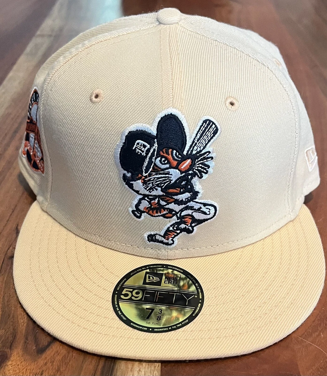 Detroit Baseball Hat A Gold Tiger Stadium New Era 59FIFTY Fitted A Gold / Snow White / 7 3/4