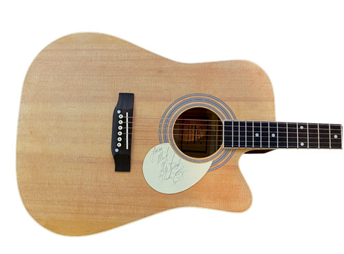 Mick Fleetwood Signed Autograph Full Size Acoustic Guitar Fleetwood Mac ACOA COA