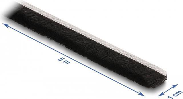 Guarnizione Spazzola Delock 10mm x 5m - Risparmio Energetico e Zero Polvere