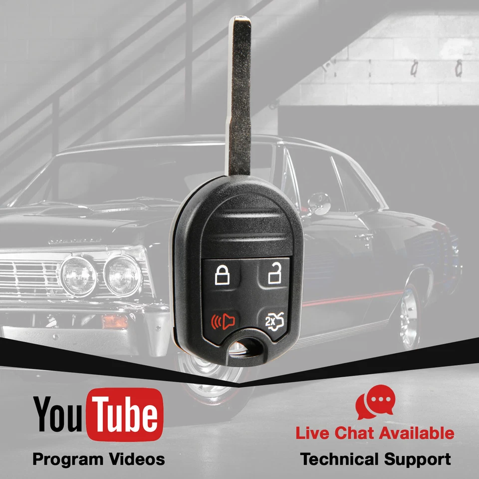 2 Remote Car Key Fob 4BTN for 2007 2008 2009 2010 2011 Mazda Tribute CWTWB1U793 Foto 3 de 4