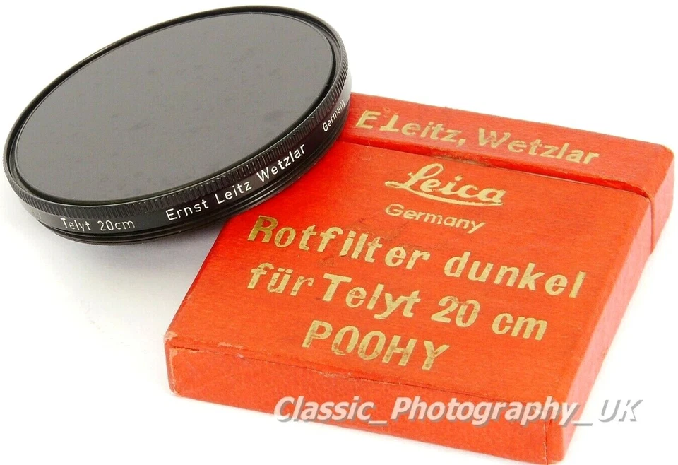 Leica POOHY Dark Red Filter E48 for LEITZ Telyt 200mm / THAMBAR 9cm Lenses RARE! - Image 3 of 3