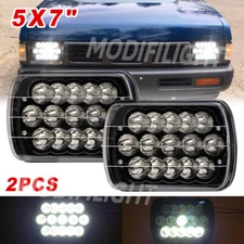 For Nissan Pickup Hardbody D21 2SETS 7x6" LED Headlights DRL High/Low Beam NEW