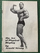 1970’s ARNOLD STRONG! The Art Of Physical Display! Old Rare Vintage Booklet!