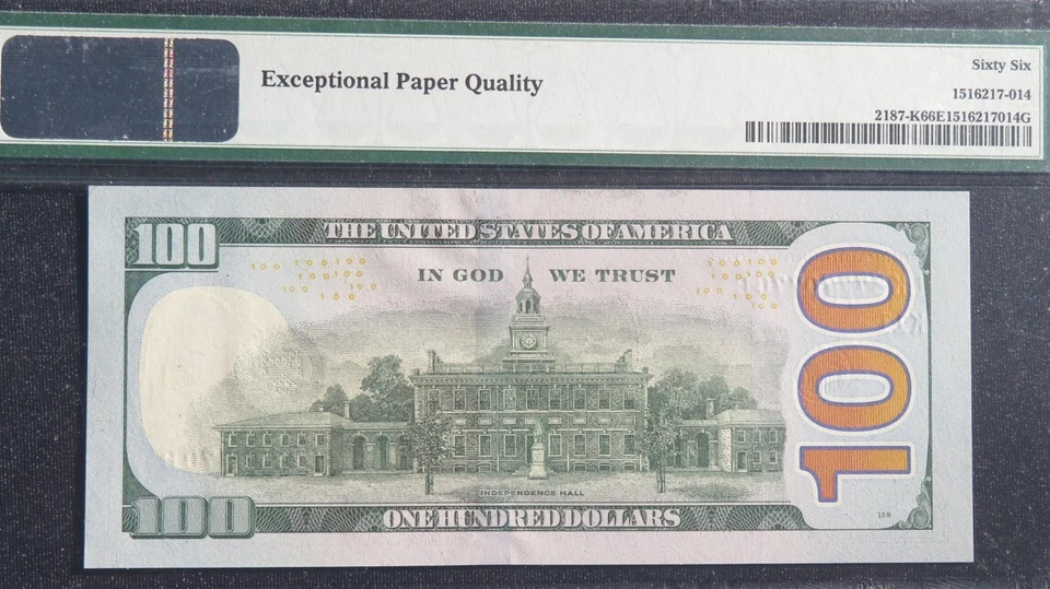 $100 2009A Dallas FRN. TWO CONSECUTIVE NOTES. PMG 66 EPQ - Image 4 of 4