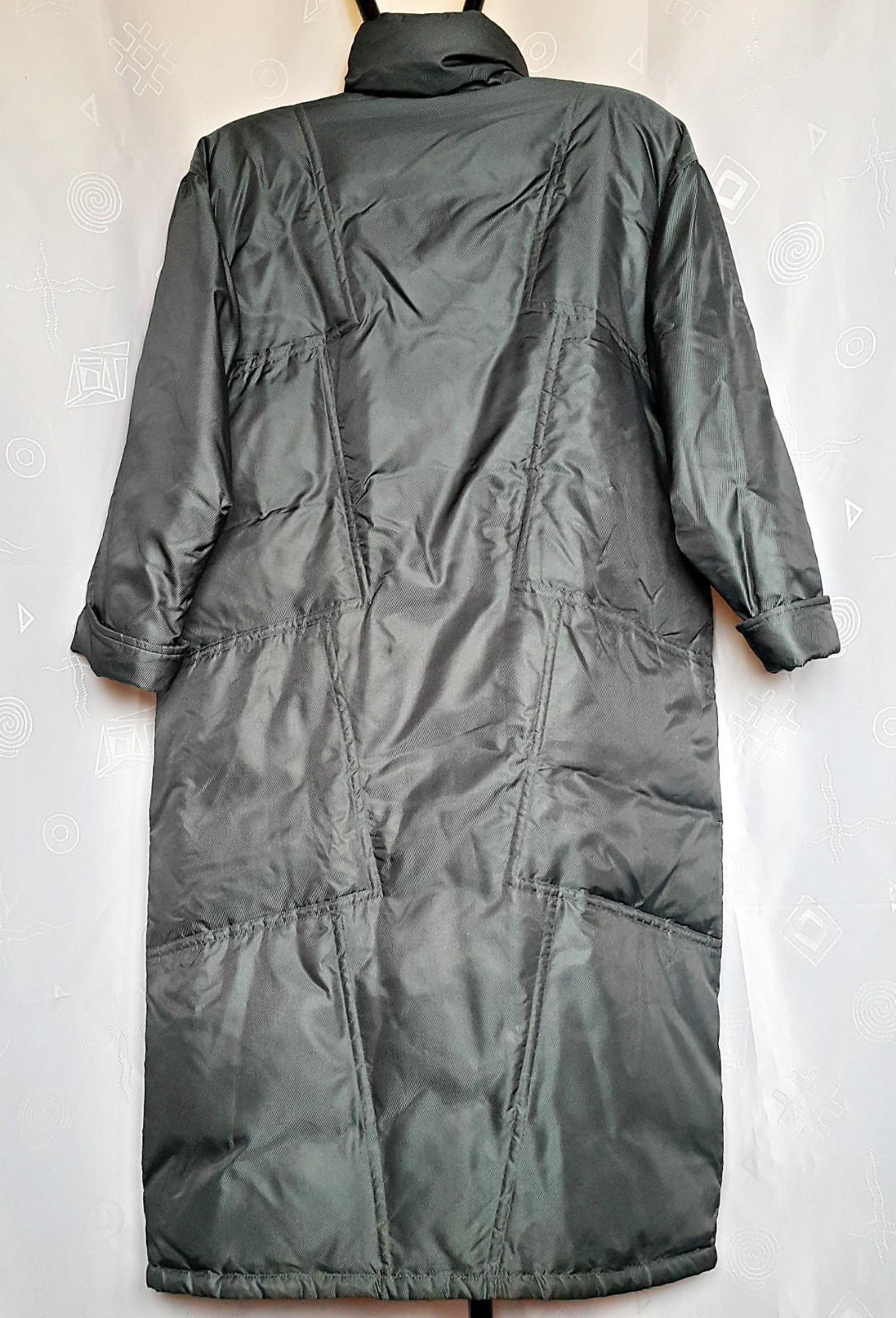 GERMANY VINTAGE AUTHENTIC BOGNER GRAY WOMENS LONG JACKET US 10 EU 38 image 3
