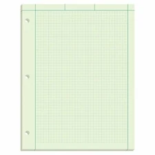 TOPS Engineering Computation Pad 8 1/2 x 11 Green 200 Sheets 35500