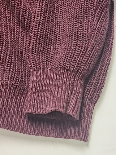 Men’s LL Bean Outdoor Full Zip Knit 100% Cotton Cowichan Sweater sz XL Red - Picture 3 of 8