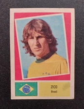 1978 Crack Figuritas Zico Rookie Brazil Rare World Cup 78 Argentina Card