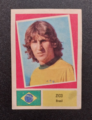 Zico Brazil Rookie 1978 World Cup Rare Crack Figuritas Argentina
