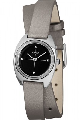 Timex Milano Analog Steel Silver-Tone Double-Wrap 24mm women's Watch TW2R69900