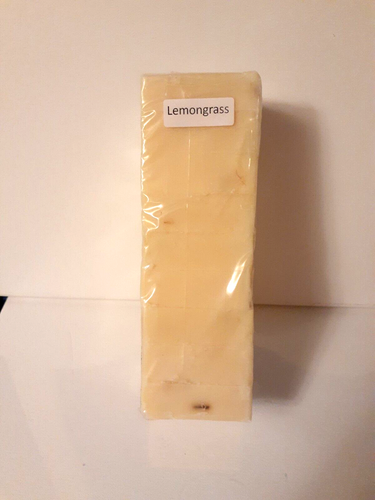 Lemongrass Handmade soap loaf precut 9 bars-Free Shipping - Picture 2 of 4