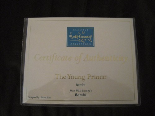Walt Disney’s Collector Society – Bambi w pin and box $98.91 - Picture 2 of 2