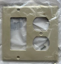 Leviton GFCI GFI Cover Duplex Outlet Wall Plate 80746-I Ivory (Qty 24)