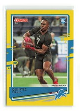 QUINTEZ CEPHUS #280 RC 2020 PANINI DONRUSS LIONS ROOKIE RC YELLOW