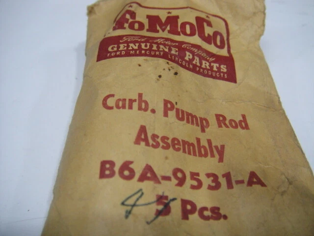 Nuevo de Lote Original Ford 1956 T-Bird Crown Victoria? Palanca de carburador B6A-9531-A Foto 2 de 4