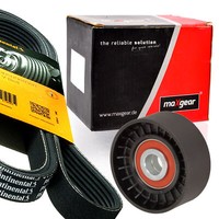 Contitech 6PK858 Keilrippenriemen + Rolle FüR Audi A2 Ibiza Fabia VW Lupo Polo