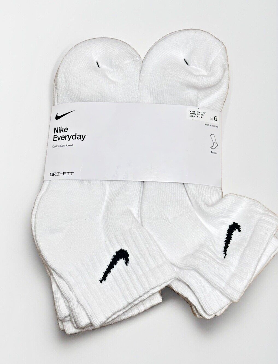 white quarter socks nike