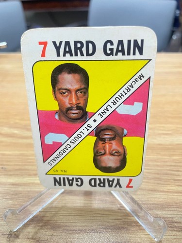 1971 Topps Football Game card #45 MacArthur Lane
