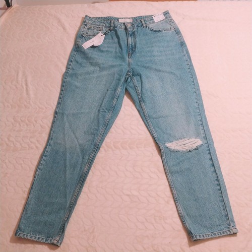 Topshop Womens Jeans Size 12 W34 Mom 