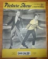 PICTURE SHOW Vol 65 No 1688 6th AUG 1955 FRED ASTAIRE LESLIE CARSON FRONT COVER