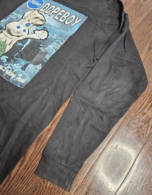 90s Vintage Soul lot t-shirt Dopeboy Fresh Black Long Sleeve 2XL 