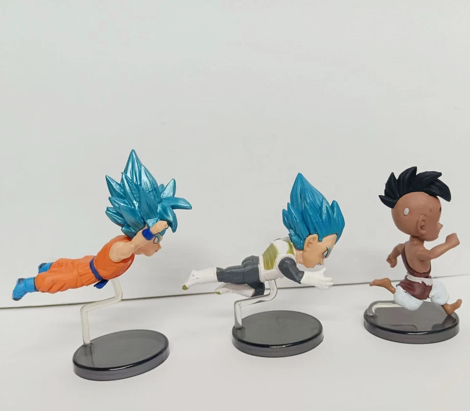 Lote de 3 Dragonball Z World DBZ goku uub vegeta pvc estatua figura 3" #d2 Foto 2 de 4