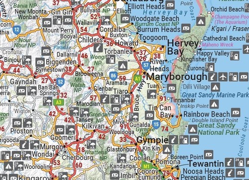 Queensland State Map - Hema - Scale 1:2500K | 13th Edition 2023 - Picture 4 of 4