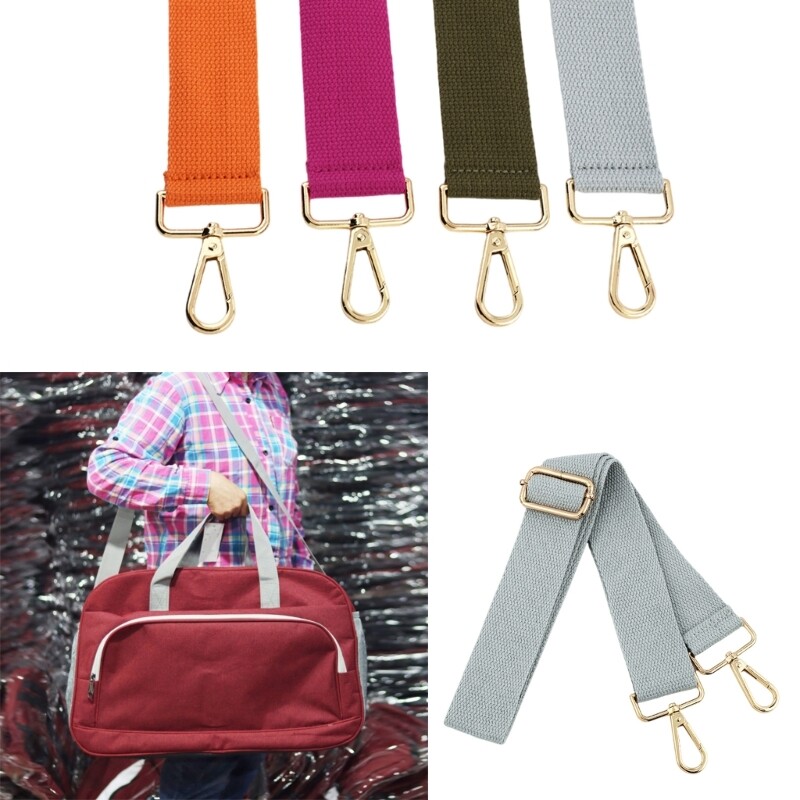 Wide Shoulder Strap Canvas Bag Strap Adjustable Replacement Belt Handbag Strap