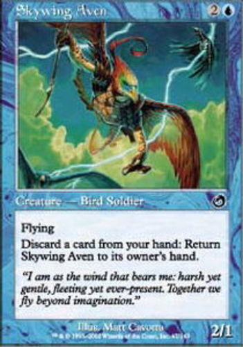 Skywing Aven - Foil ~ Lightly Played Torment MTG Magic UltimateMTG Blue Card