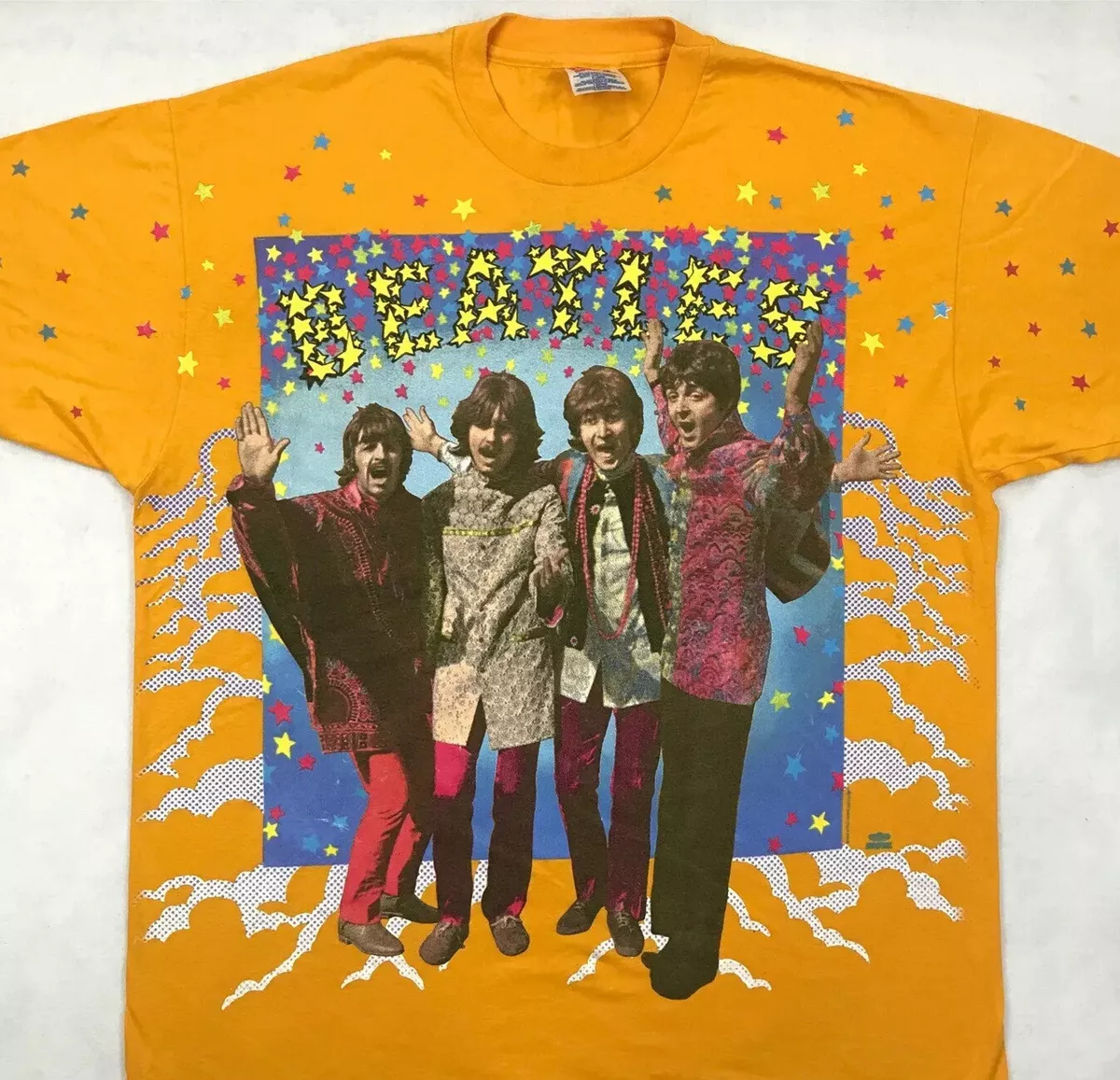 forfølgelse fremsætte Highland vintage 90s THE BEATLES MAGICAL MYSTERY TOUR T-Shirt XL rock single stitch  | eBay