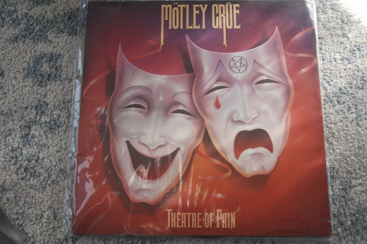 Motley Crue, Theatre of Pain, Elektra 60418, VG cover, play graded